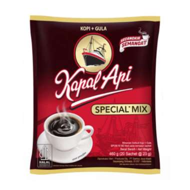 Kopi Instan Siap Seduh - Kapal Api Special Mix Bag 460g (20 X 23g) - Haaniyya Store SPECIAL MIX