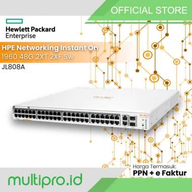 HPE Aruba IOn 1960 48G 2XT 2XF Sw JL808A