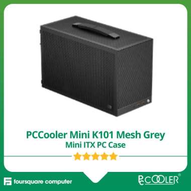 PCCooler K101 Mesh Grey Mini ITX PC Case Casing