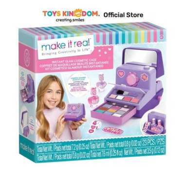 Toys Kingdom Make It Real Instant Flam Cosmetic Case - Ungu kids toy toys block bricks set mainan me