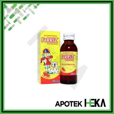 Ferriz Syrup 100 ml - Sirup Suplemen Zat Besi Anak