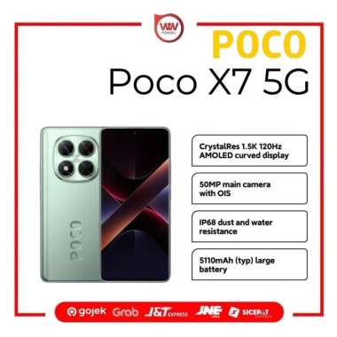 Hp Poco X7 5G Ram 8GB Internal 256GB Garansi Resmi Green