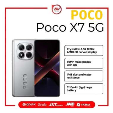 Hp Poco X7 5G Ram 8GB Internal 256GB Garansi Resmi Gray