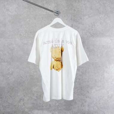 Kaos ADLV BEAR PIXEL BROWN WHITE Tshirt 100% ORIGINAL Size 2