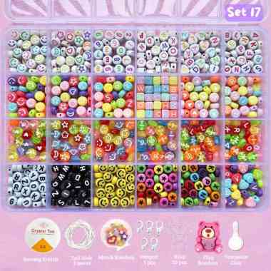 DIY Beads Kit - Manik Manik Gelang - Manik Manik Pasir - SM007 SET 17