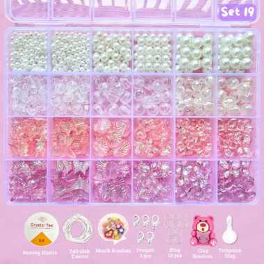 DIY Beads Kit - Manik Manik Gelang - Manik Manik Pasir - SM007 SET 19