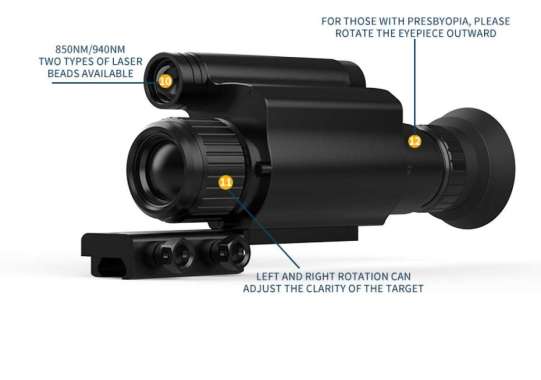 NVH PlusVision Night Vision Monocular NV075 50mm