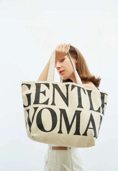 GW Canvas Tote Bag Cream