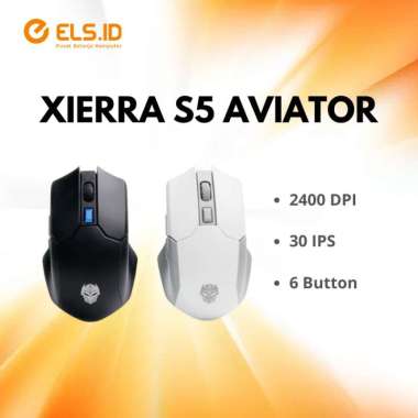 Rexus Xierra S5 Aviator Mouse Gaming Wireless Black