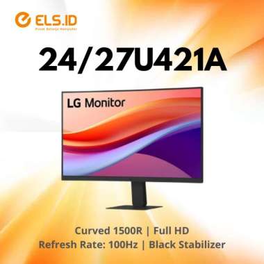 Monitor LED LG 24U421A/27U421A Curced 1500R FHD 100Hz USB-C 24"