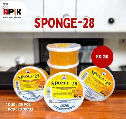 Sponge-28 Cake Emulsifier 1000 GR / 80 GR 80 gr
