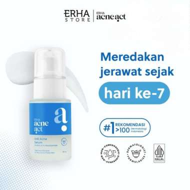 ERHA Acneact Anti Acne Serum 30ml - Serum Jerawat Untuk Kulit Beminyak)