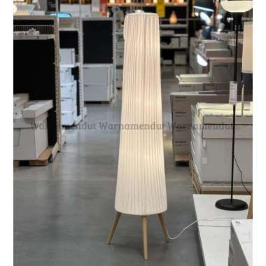 Lampu Lantai Dekorasi Ruangan Kayu Beech Standing Floor Lamp WMO IK1526