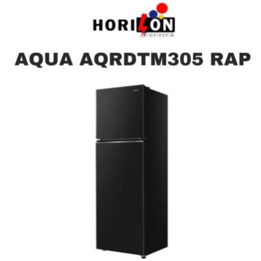 AQUA KULKAS 2 PINTU AQRDTM305 RAP (FB) INVERTER