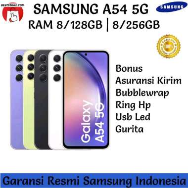 SAMSUNG GALAXY A54 5G 8/128GB | 8/256GB GARANSI RESMI SAMSUNG INDONESIA 8/256GB HITAM