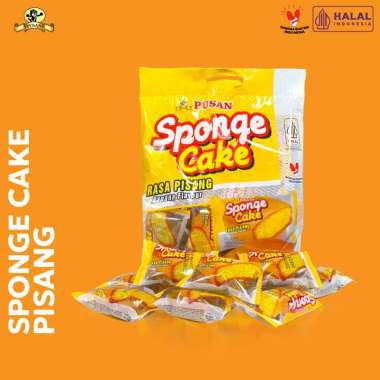Pusan Sponge Cake Bolu Rasa Pisang