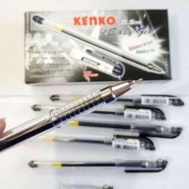 Kenko Easy Gel Pulpen Gel Biru