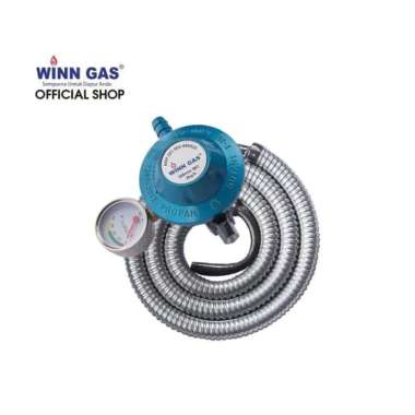 Winn Gas - Regulator Low Pressure Ukuran Sedang Paket Selang