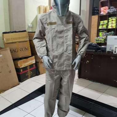 Jas Hujan Polisi Jatah Coklat | Jas Hujan Stelan Coklat Polisi Jatah | Jas Hujan Jatah Polisi
