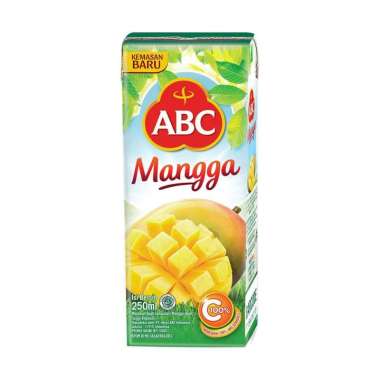 ABC jus jeruk / leci / mangga / jambu / apel / sirsak 250 ml mangga