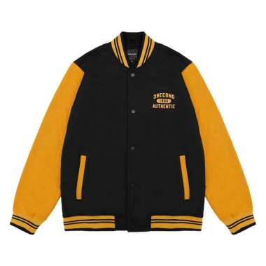 3Second Men's Bomber Jacket Regular Fit Atlas Fortune OL-C150225 Yellow M