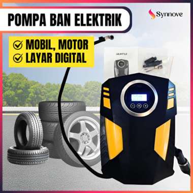 Pompa Ban Elektrik LAYAR DIGITAL Inflator Pompa Ban Sepeda Motor Pompa Angin Portable Pompa Ban Mobi