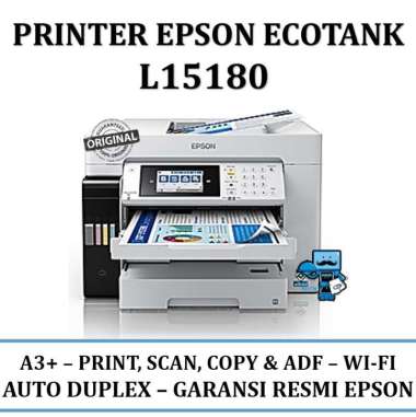 Printer Epson EcoTank L15180 A3+ All-in-One Wi-Fi Duplex - Garansi