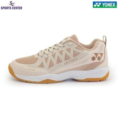 New Sepatu Badminton Yonex Voltrex Biege / Gold 45