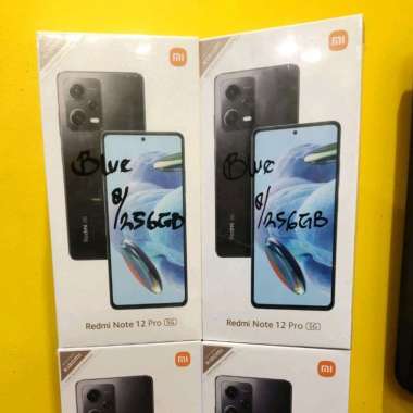 Xiaomi Redmi Note 12 Pro 5G 8/256 Blue BNIB Garansi Resmi Indonesia