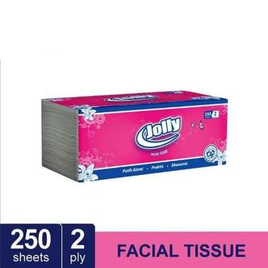 Tissue JOLLY 250 Sheets 2ply Facial Tisu Grosir Satuan