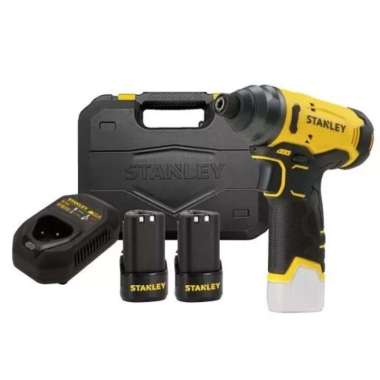 Stanley Cordless Impact Driver / Obeng Impact Baterai 10.8/12V Max SCI10D2K