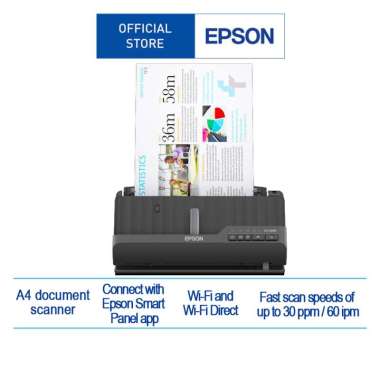Scanner Epson ES C320W Wi-Fi Portable Workforce Sheet-fed Document
