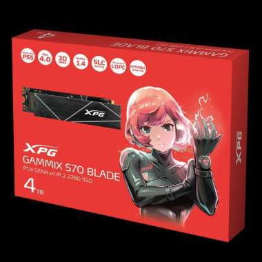 ADATA XPG GAMMIX S70 BLADE PCIe Gen4x4 M.2 2280 SSD 4TB