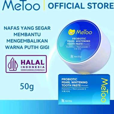 ORI METOO teeth whitening powder probiotik pemutih gigi pembersih karang gigi 50gr