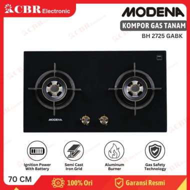 Kompor Tanam MODENA 2 Tungku - BH 2725 GABK