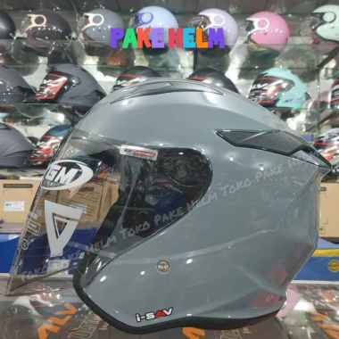 HELM GM KING FIGHTER ULTRA GREY GLOSY ORIGINAL M