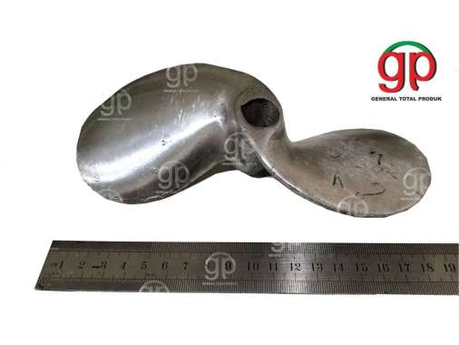 Propeller Kipas Baling Baling Kapal Perahu No 7 Daun 2 Pancing