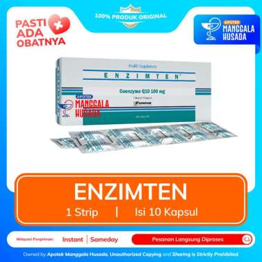 ENZIMTEN 100 MG PER STRIP @ 10 KAPSUL