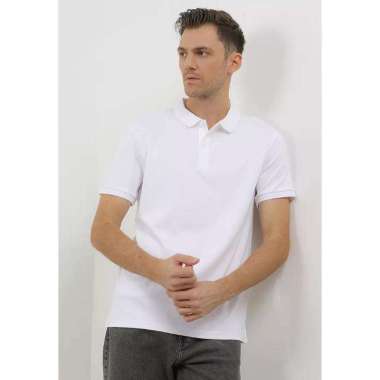 Giordano Men's Interlock Polo Signature White [0101229109] M
