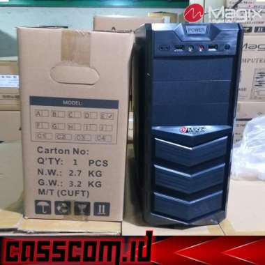 Casing MAGIX Type E-500 M-ATX + PSU 500W Computer Case