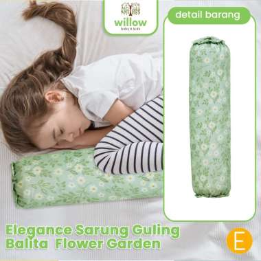 Sarung Guling Anak - Elegance Sarung Guling Balita Flower Garden (Only Case)