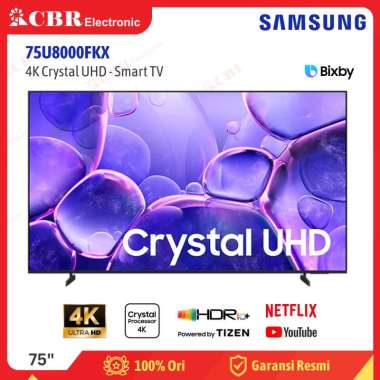 TV SAMSUNG 75 Inch LED 75U8000FKX (4K Crystal UHD - Smart TV)