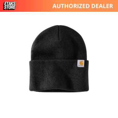 Carhartt New Knit Cuffed Beanie Small Logo Black