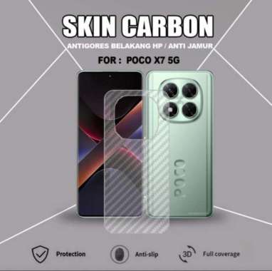 Antigores Belakang (Skin Carbon) Poco X7 &Poco X7 Pro Poco X7 Pro