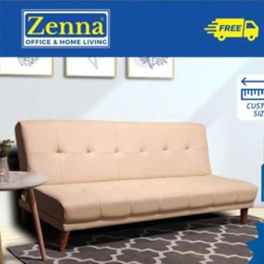 Zenna sofa bed sierra abu / sofa tempat tidur / sofa lipat/sofabed OSCAR BEINGE 180