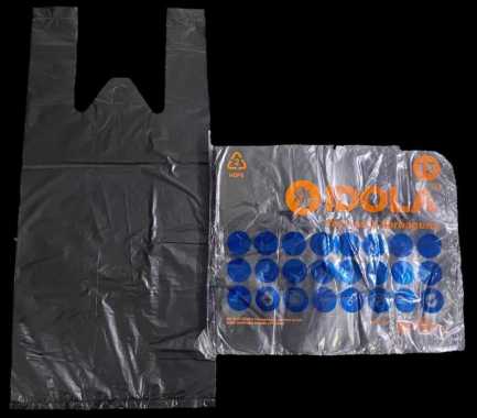 IDOLA Kantong Plastik Kresek HDPE (hitam) Ukuran 15 [1 pack isi 100 Lembar]