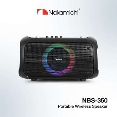 Nakamichi NBS-350 / NBS350 Portable Wireless Speaker Audio Bluetooth RGB