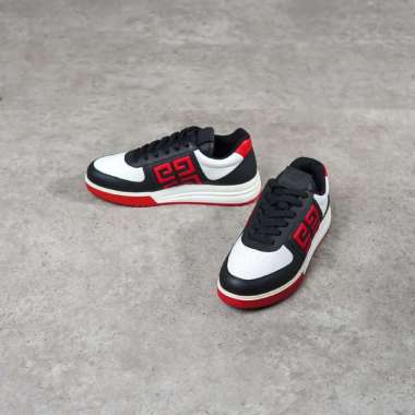 Sepatu GIVENCHY 4G BIG LOGO RED WHITE BLACK SNEAKER 100% ORIGINAL 41