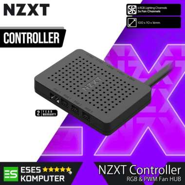 NZXT RGB & Fan Controller 2 PWM FAN HUB AC-CRFR0-B1
