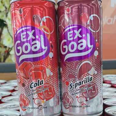 Ex Goal exgoal drink can minuman kaleng 250 ml x 6
